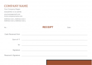 personalized Receipt Book