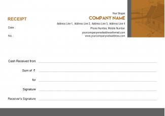 Grey Receipt Book
