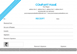 Tyre Dealers Receipt Book