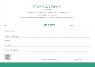 Simple Receipt Book