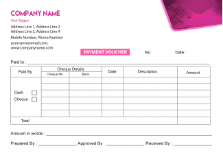 Classic  Voucher Design