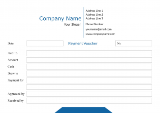 IT Company  Voucher Design