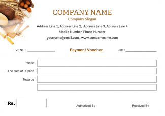 Bakery  Voucher Design