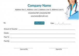Doctor's Voucher Design