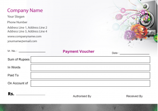 DJ Voucher Design