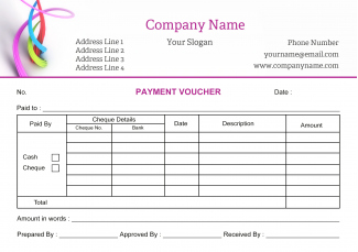 Automobiles Voucher Design