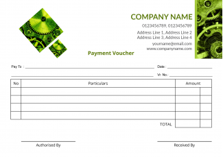 Automobiles Voucher Design