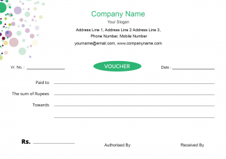 Classic  Voucher Design
