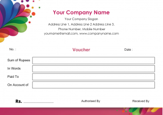 Paint Shop Voucher Design