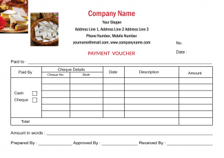 Sweet Shop Voucher Design