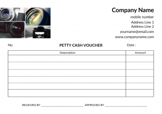 Photgrapher Voucher Design