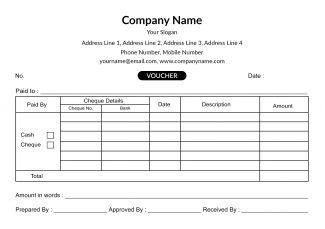 Software Company Voucher Design