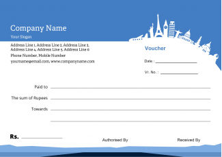 Travel Agency Voucher Book
