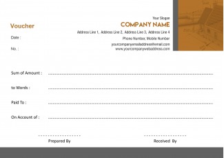 Grey Voucher Book