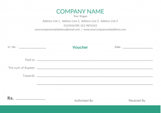 Simple Voucher Book
